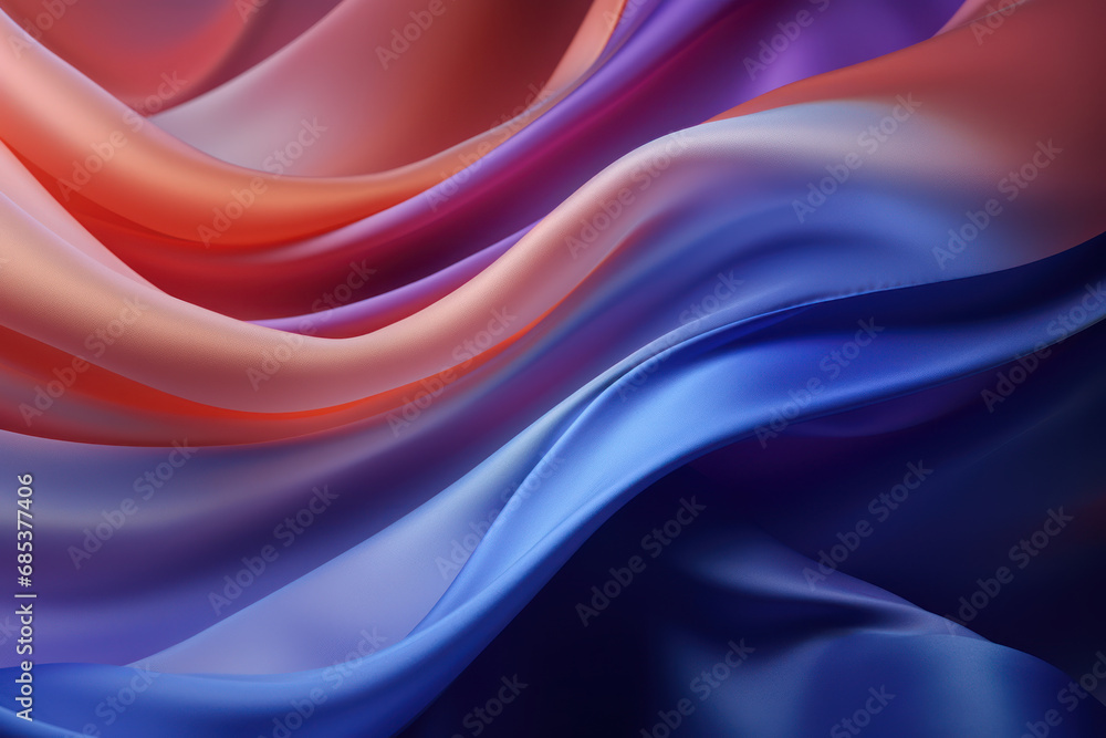 Obraz premium Chromatic Anamorphic Swirls Background