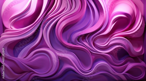Abstract swirls of magenta and lavender on a 3D wall, creating a visually captivating experience.