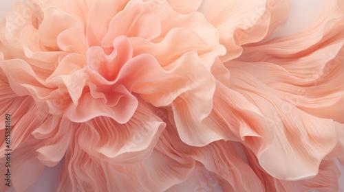 Soft pink and coral tones creating an ethereal pattern on a textured 3D surface. © Fahad