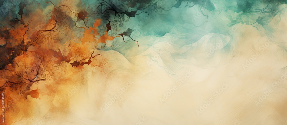The digital poster showcased a mesmerizing blend of textures, as ...