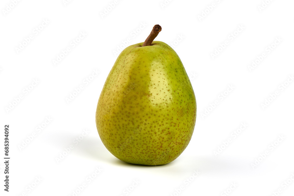 Juicy fresh ripe Williams pears, isolated on a white background.