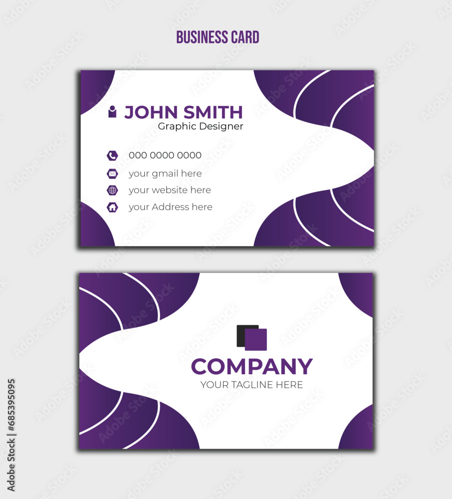 Clean Professional Business card template