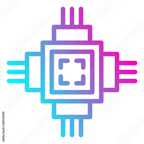 Microprocessor icon
