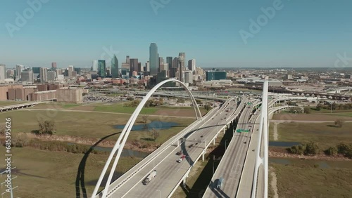 Dallas Skyline and Bridge photo