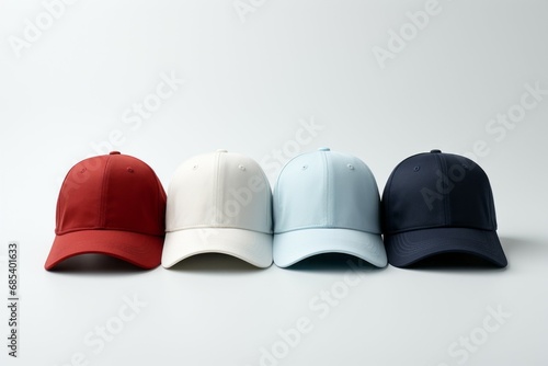 Baseball cap mockup. Background with selective focus and copy space