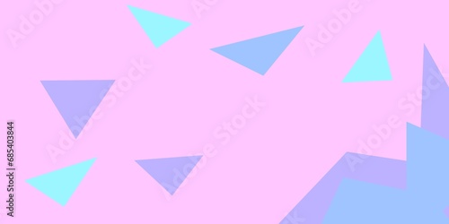 pink ribbon Abstract background with a simple pink and purple triangle motif