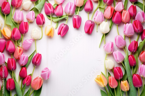 Background nature tulip spring pink gift bouquet floral