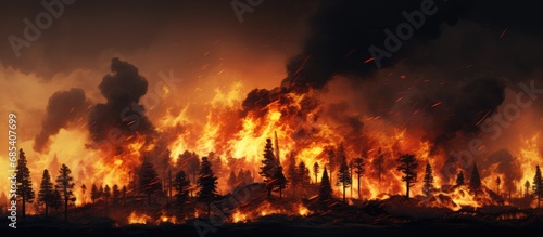 The global issue of climate change causes destructive wildfires in various countries such as Italy, Brazil, Spain, Hawaii, Louisiana, Greece, and Sardinia.