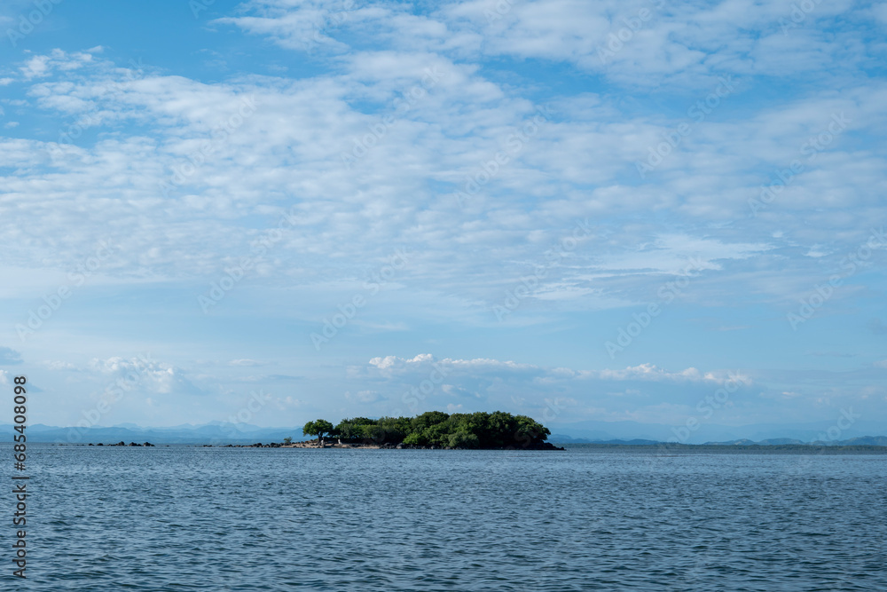 Tiny Bunny Island “Isla Conejo” in Fonseca Gulf Between Honduras and Salvador