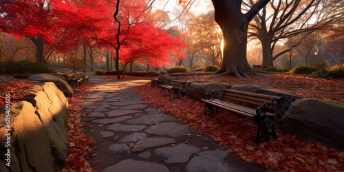 Central Park in autumn, New York City