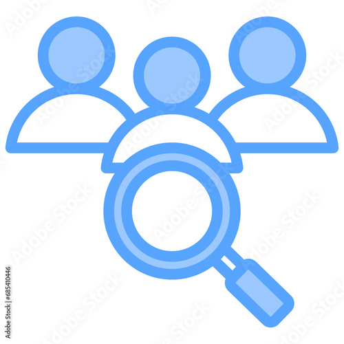 Researchers Blue Icon