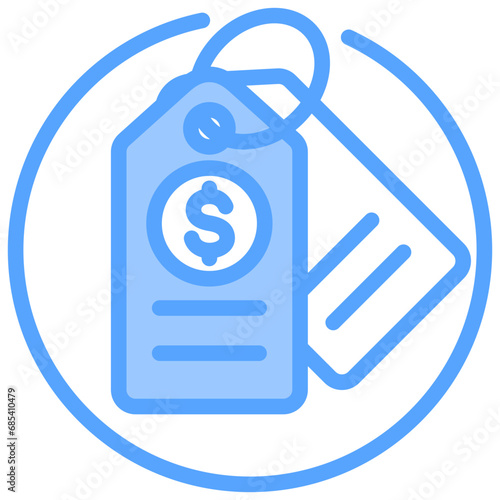 Obtain Pricing Blue Icon