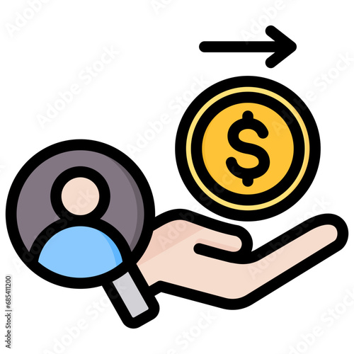Lender Outline Color Icon