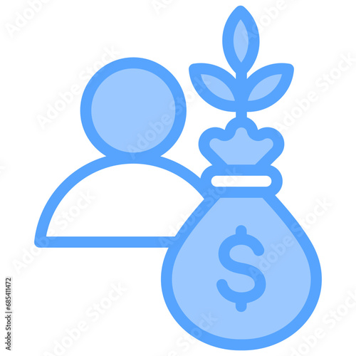 Investor Blue Icon