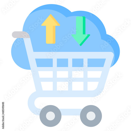 Online Shop Flat Icon