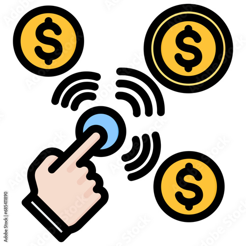 Cpc Outline Color Icon