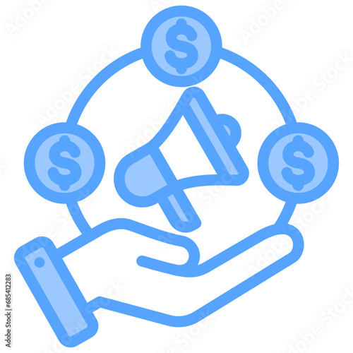 Commission Blue Icon