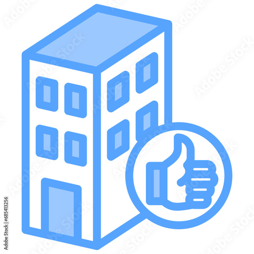 Condominium Blue Icon