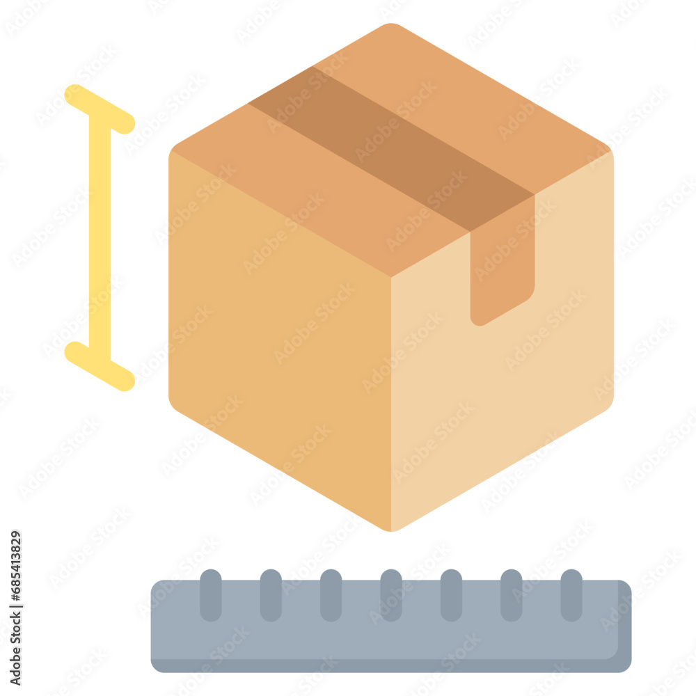 Dimensions Flat Icon Dimensions Flat Icon