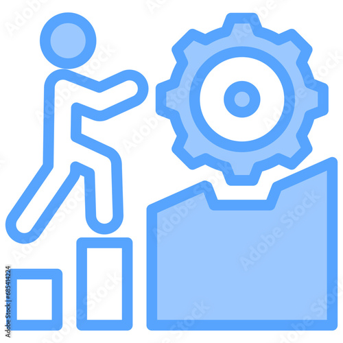 Challenges Blue Icon