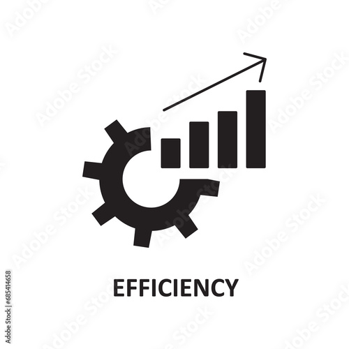  Efficiency icon flat icon, Efficiency icon for logo, graphic design and mobile concept..eps