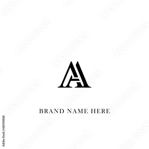 AA logo. A A design. White AA letter. AA, A A letter logo design. Initial letter AA linked circle uppercase monogram logo. A A letter logo vector design. 