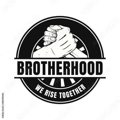 brotherhood emblem logo drawing template