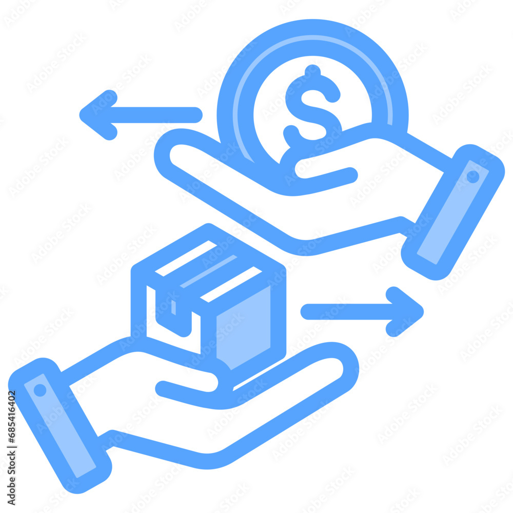 Direct Sales Blue Icon Direct Sales Blue Icon