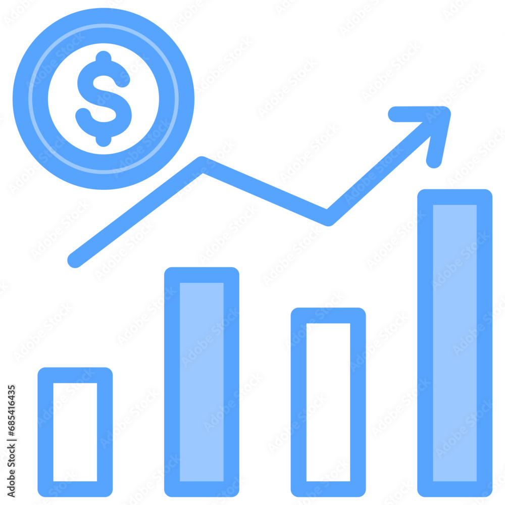Economics Blue Icon Economics Blue Icon