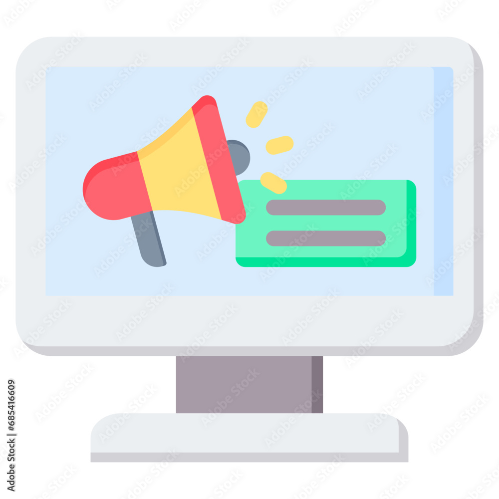 Advertising Flat Icon