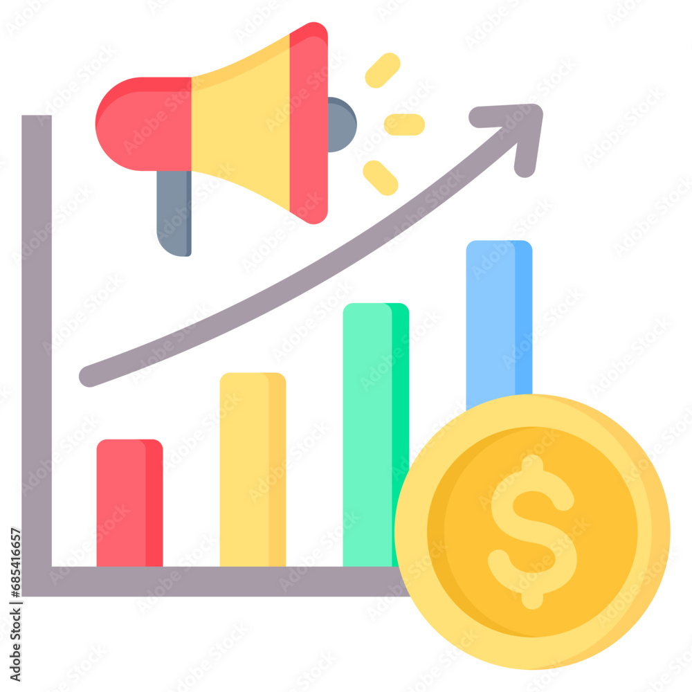 Business Marketing Flat Icon Business Marketing Flat Icon