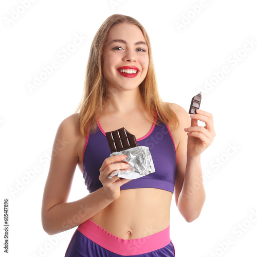 Beautiful young woman with ...