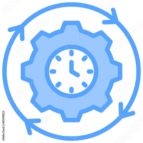 Consistent Blue Icon