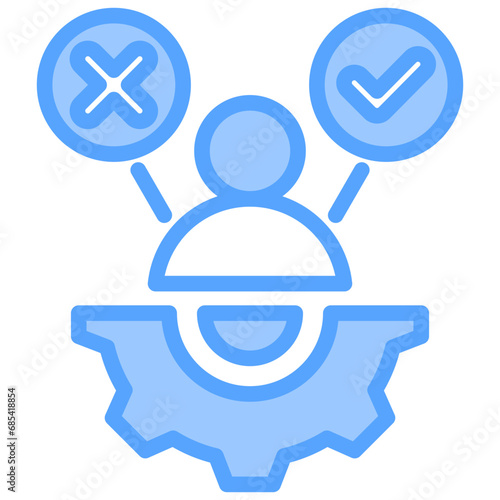 Stakeholder Blue Icon