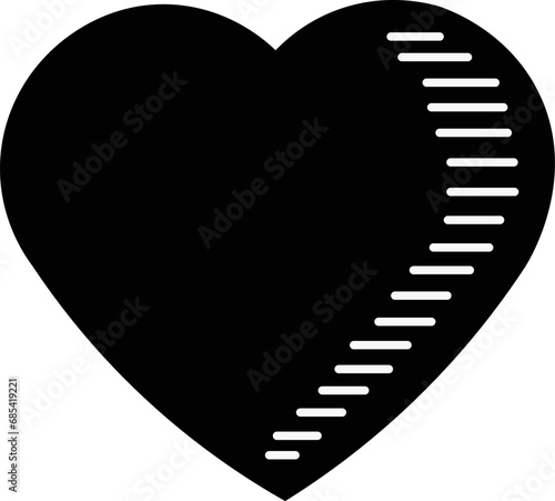 Minimalist heart with standout details