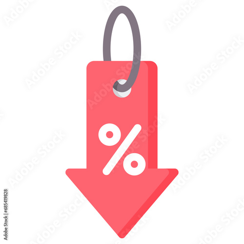 Discount Flat Icon
