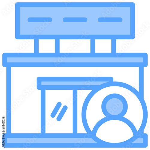 Manager Blue Icon