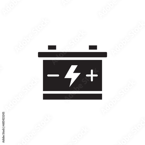 accumulator icon , battery icon vector