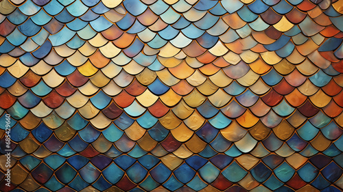 Cloisonne colorful pattern abstract background, wallpaper art design 