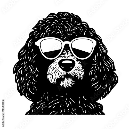 Portuguese Water Dog svg photo