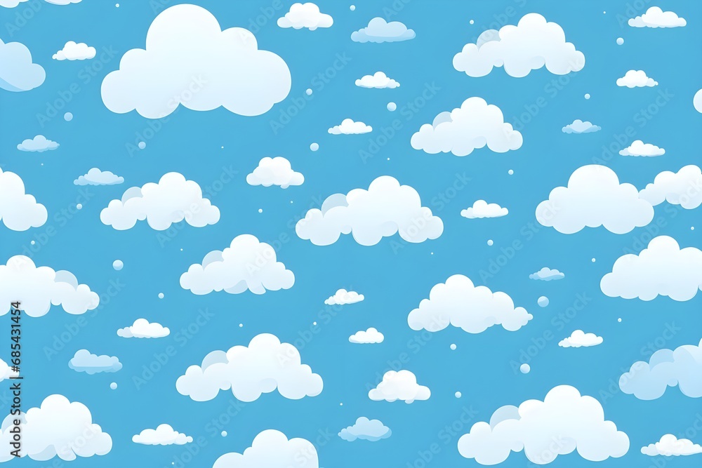 Clouds in the sky pattern Clouds in the sky pattern