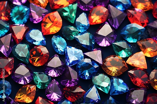 Colorful diamonds wallpaper