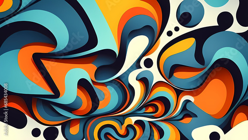 "Colorful Pattern Illustration, Abstract Pattern Background"