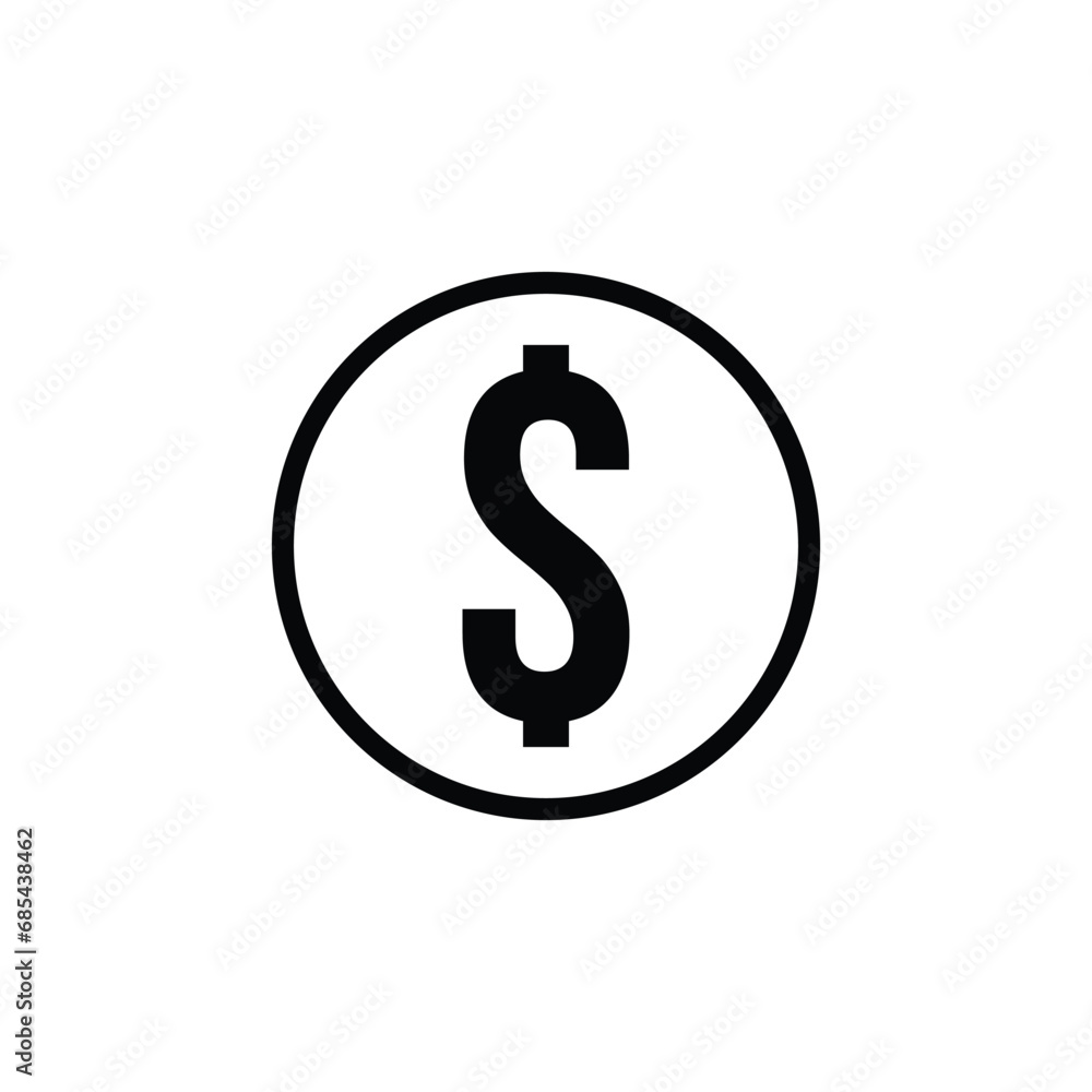 Dollar Icon in trendy flat style isolated on grey background. Money symbol for your web design. Dollar Icon in trendy flat style isolated on grey background. Money symbol for your web design.