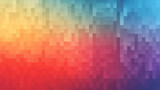 Pixelated Sunset: Chromatic Fusion
