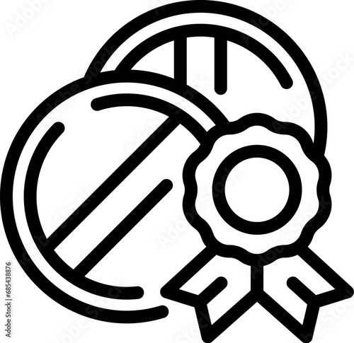Best health pill icon outline vector. Aspiring tablet. Cold medicine vitamin