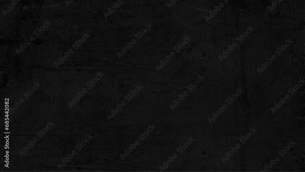 Abstract background with black wall surface, black stucco texture .Dark wall texture background for design. Black vector background texture.