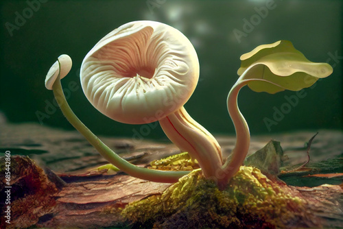 mushroom in the forest photo