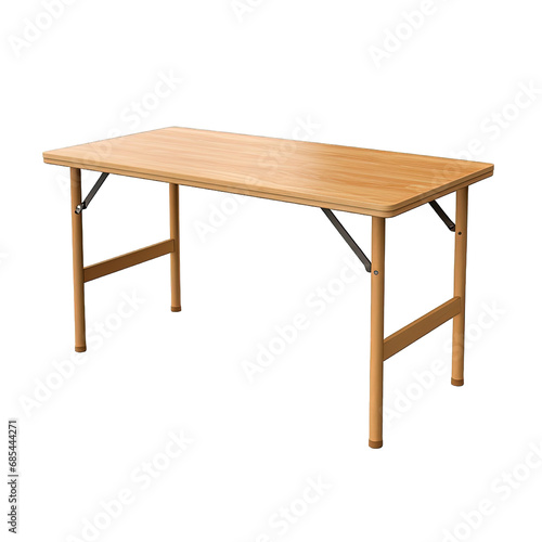 Folding Table Isolated