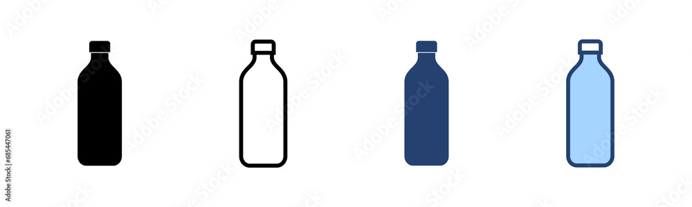 Bottle icon vector. bottle sign and symbol